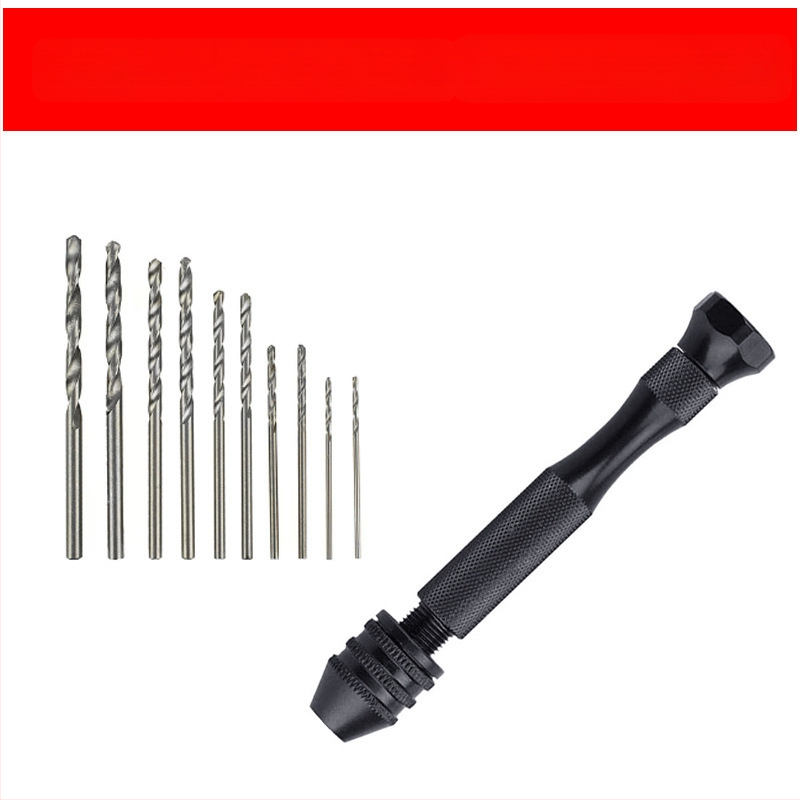 Xinsentuo Σετ εργαλείων χειροκίνητου τρυπανιού για μοντέλα DIY — Αλουμινού κράμα, 150 τεμάχια, για πλαστικό/ξύλο/ακρυλικό