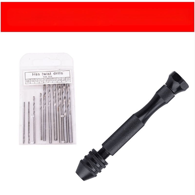 Xinsentuo Σετ εργαλείων χειροκίνητου τρυπανιού για μοντέλα DIY — Αλουμινού κράμα, 150 τεμάχια, για πλαστικό/ξύλο/ακρυλικό