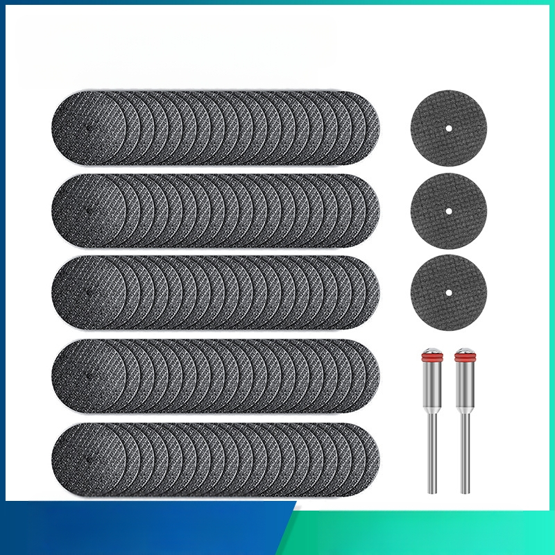 Asahikawa Комплект мини електрически шлайф дискове за рязане с двойна мрежа — смолени дискове за метал