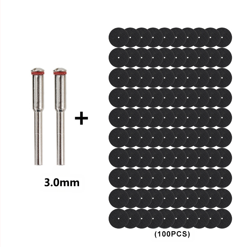 Asahikawa Комплект мини електрически шлайф дискове за рязане с двойна мрежа — смолени дискове за метал