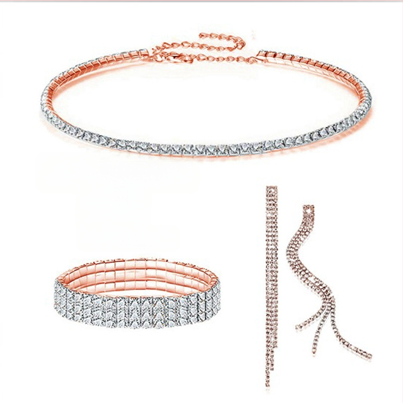 Κολιέ με κρυστάλλους, μενταγιόν από τιτάνιο ατσάλι, πολύστρωτος γεωμετρικός σχεδιασμός για γυναίκες