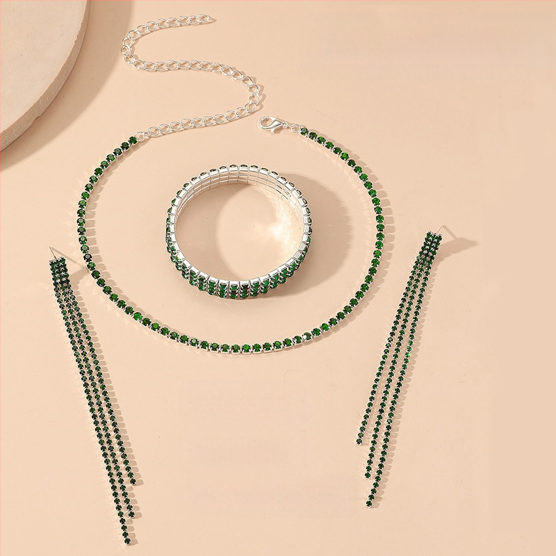 Κολιέ με κρυστάλλους, μενταγιόν από τιτάνιο ατσάλι, πολύστρωτος γεωμετρικός σχεδιασμός για γυναίκες