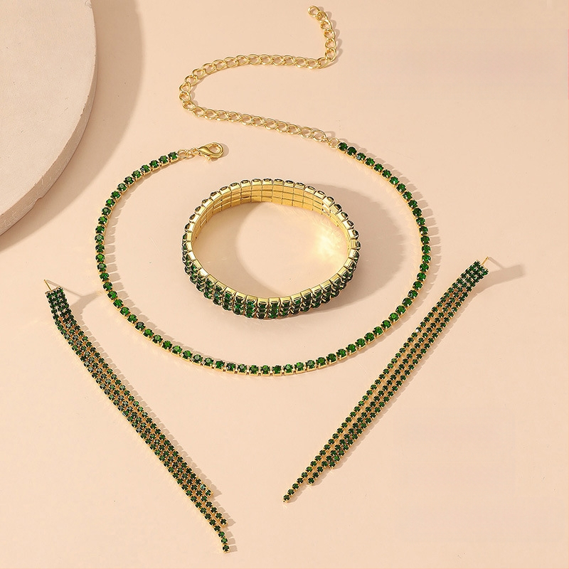 Κολιέ με κρυστάλλους, μενταγιόν από τιτάνιο ατσάλι, πολύστρωτος γεωμετρικός σχεδιασμός για γυναίκες