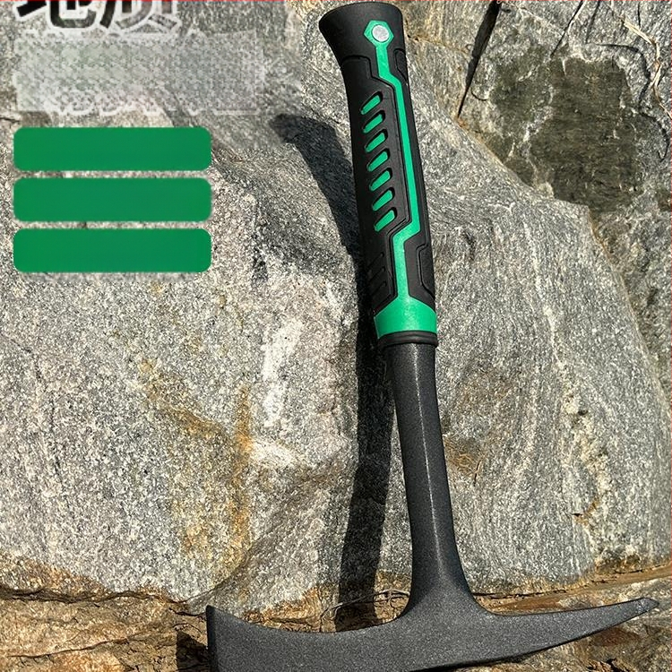 Geoloģijas izpētes āmurs – daudzfunkcionāls, ar asu plakanu galvu, piemērots kalnu kāpšanai un ieguvei