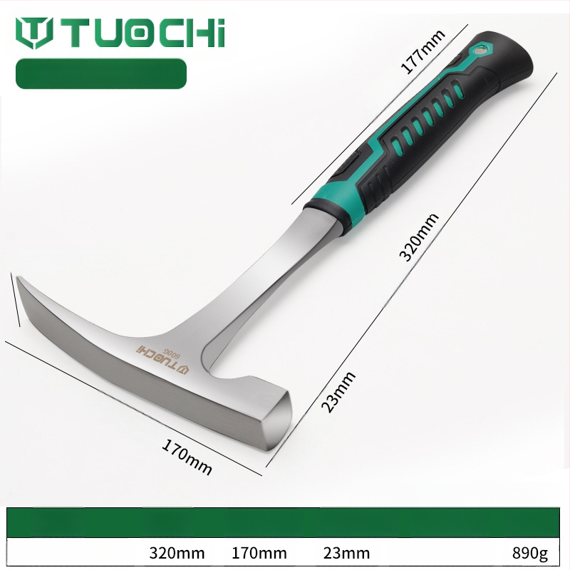 Geoloģijas izpētes āmurs – daudzfunkcionāls, ar asu plakanu galvu, piemērots kalnu kāpšanai un ieguvei