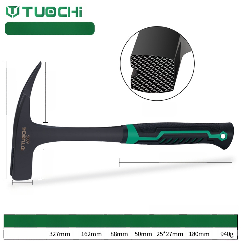 Geoloģijas izpētes āmurs – daudzfunkcionāls, ar asu plakanu galvu, piemērots kalnu kāpšanai un ieguvei