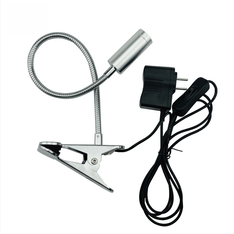 LED klipinis prožektorius su aliuminio korpusu, 5W–12W, CRI 80–89, ≤36V, mygtuko jungiklis