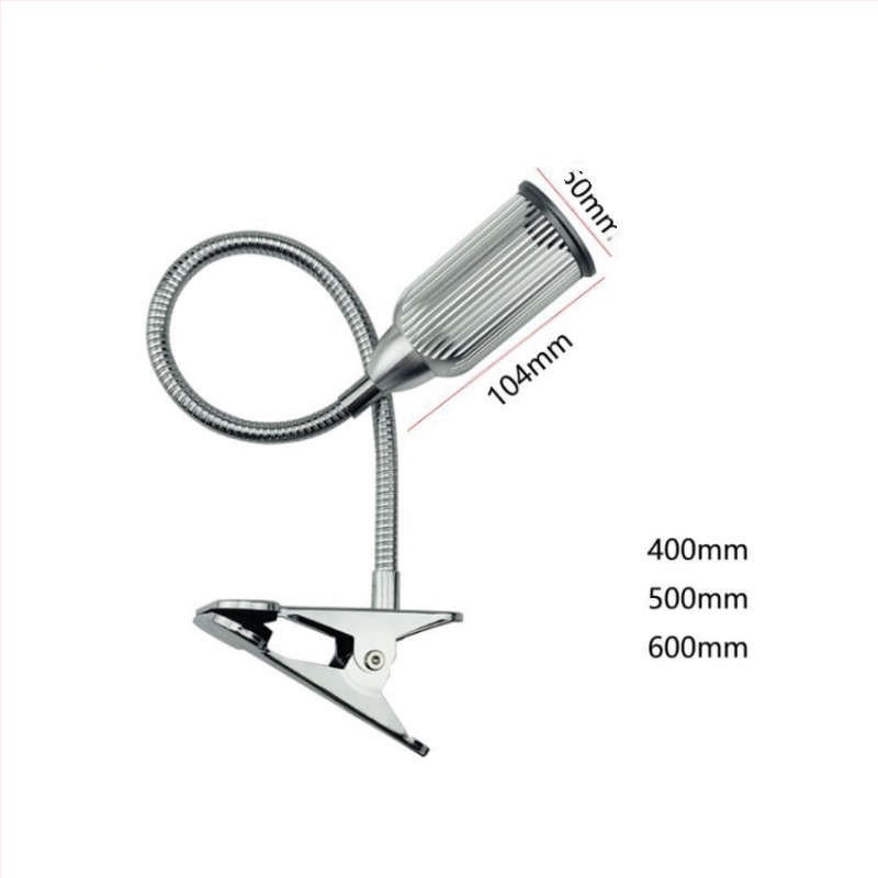 LED klipinis prožektorius su aliuminio korpusu, 5W–12W, CRI 80–89, ≤36V, mygtuko jungiklis