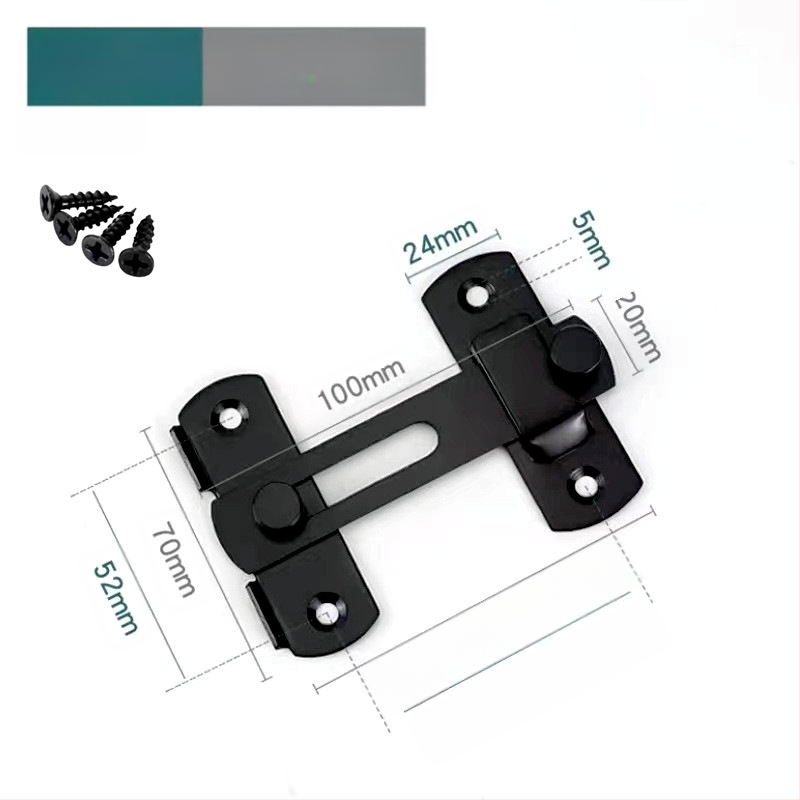 Ανοξείδωτο bolt για πόρτα με κλειδαριά τύπου Η, εξάρτημα πόρτας, φινίρισμα βαφής με ψεκασμό, μάρκα Meishijia