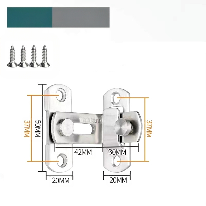 Ανοξείδωτο bolt για πόρτα με κλειδαριά τύπου Η, εξάρτημα πόρτας, φινίρισμα βαφής με ψεκασμό, μάρκα Meishijia