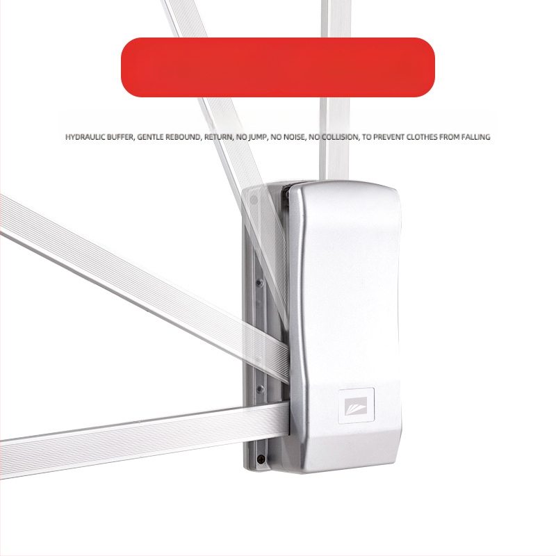 Κρεμάστρες ρούχων με αμορτισέρ για γκαρνταρόμπα, ντουλάπι και υψηλό ντουλάπι — Αλουμίνιο KM-306, Σύγχρονο μινιμαλιστικό στυλ, Προέλευση Φοσάν