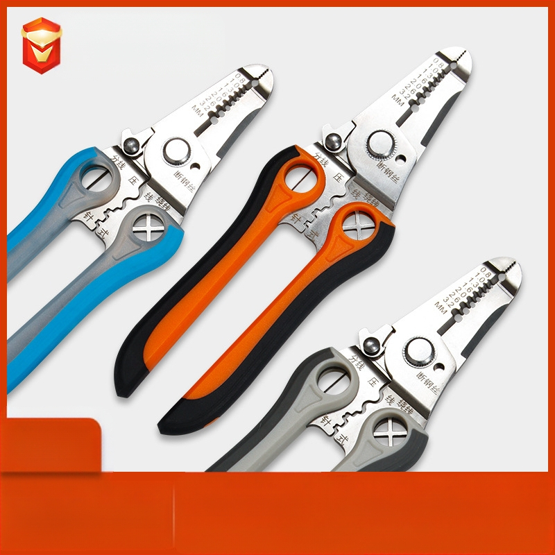 Πολυλειτουργικά τσιμπίδια αποκοπής και crimping καλωδίων για ηλεκτρολόγους – δυνατά και ανθεκτικά, ορθογώνιο σχήμα, 0.155 kg, μάρκα Treatment