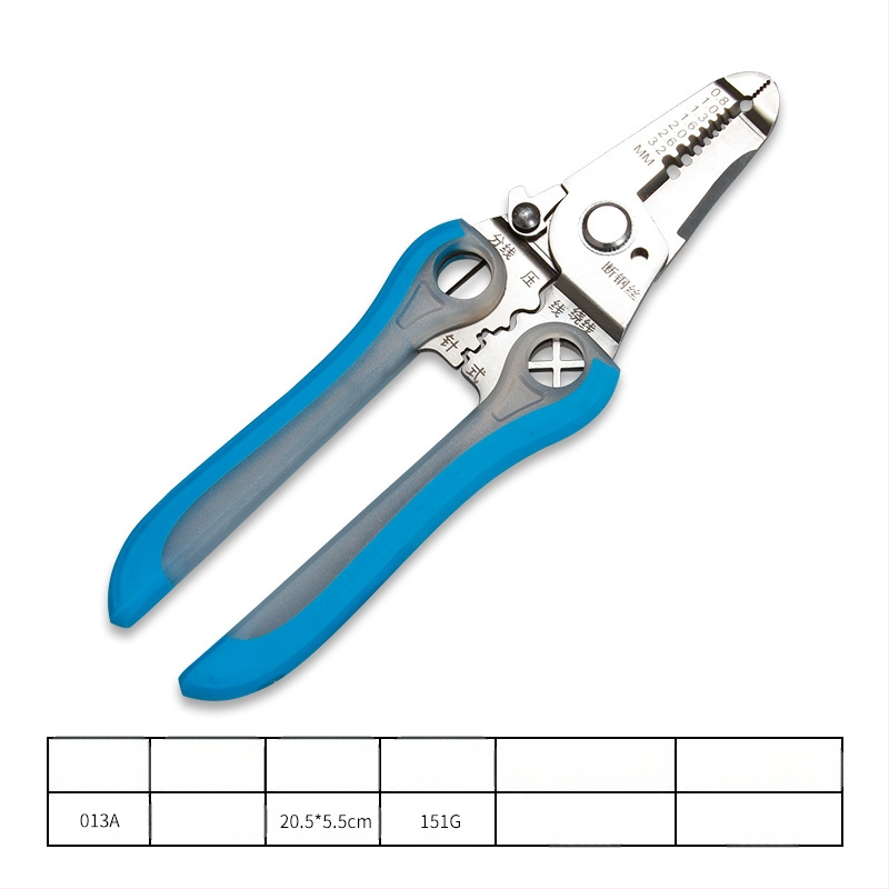 Πολυλειτουργικά τσιμπίδια αποκοπής και crimping καλωδίων για ηλεκτρολόγους – δυνατά και ανθεκτικά, ορθογώνιο σχήμα, 0.155 kg, μάρκα Treatment