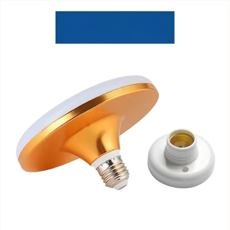 LED λαμπτήρας με σχέδιο ιπτάμενου δίσκου για οικιακή χρήση, βάση E14, 220V, τροφοδοσία μέσω πρίζας, αλουμινένιο σώμα, ενεργειακή κλάση 3