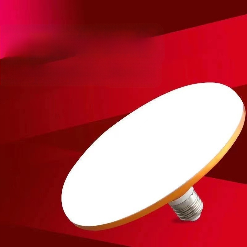 LED λαμπτήρας με σχέδιο ιπτάμενου δίσκου για οικιακή χρήση, βάση E14, 220V, τροφοδοσία μέσω πρίζας, αλουμινένιο σώμα, ενεργειακή κλάση 3