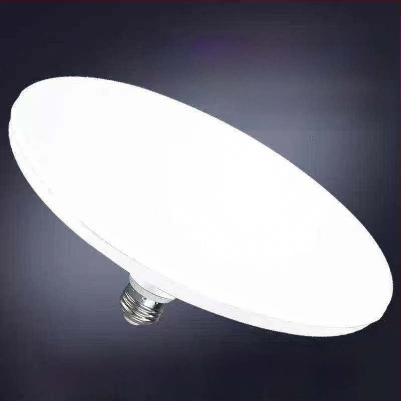 LED λαμπτήρας με σχέδιο ιπτάμενου δίσκου για οικιακή χρήση, βάση E14, 220V, τροφοδοσία μέσω πρίζας, αλουμινένιο σώμα, ενεργειακή κλάση 3