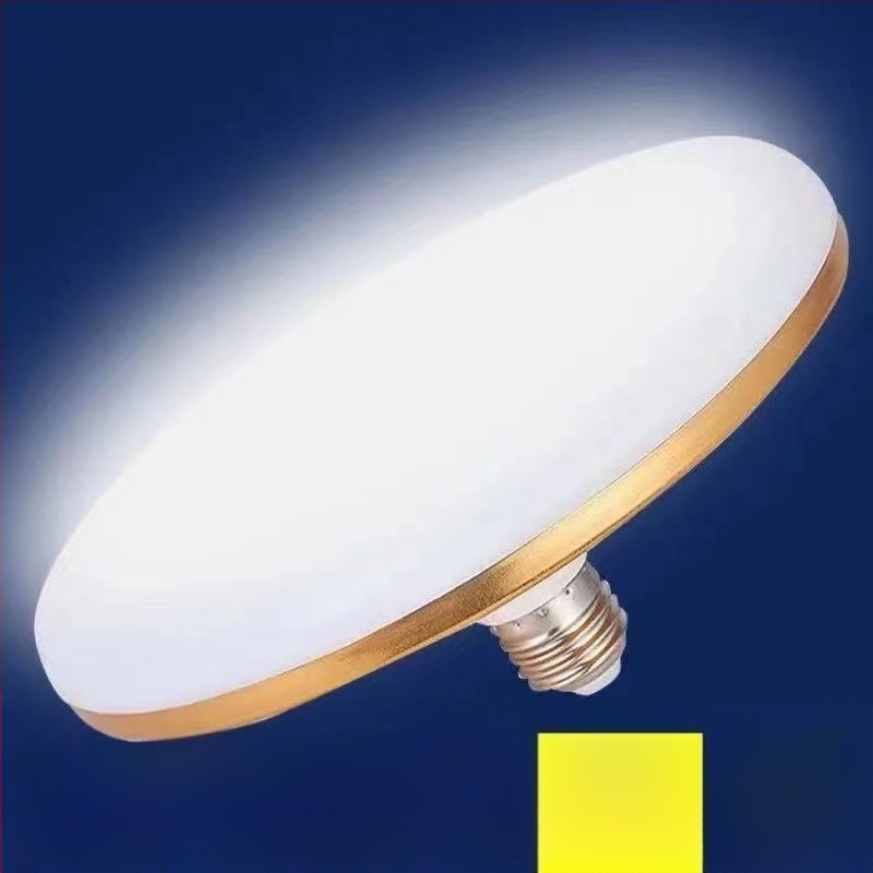 LED λαμπτήρας με σχέδιο ιπτάμενου δίσκου για οικιακή χρήση, βάση E14, 220V, τροφοδοσία μέσω πρίζας, αλουμινένιο σώμα, ενεργειακή κλάση 3