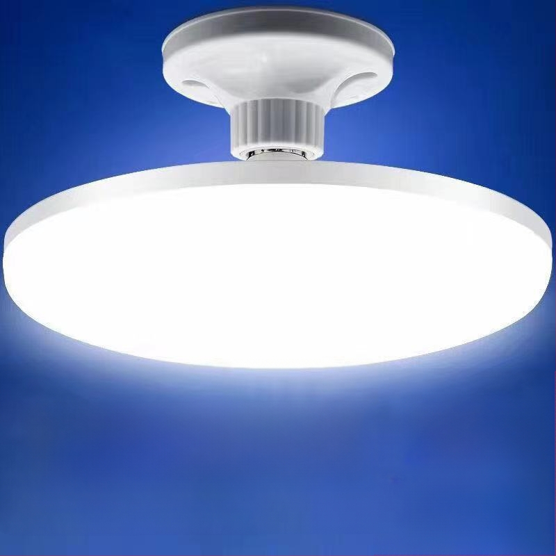 LED λαμπτήρας με σχέδιο ιπτάμενου δίσκου για οικιακή χρήση, βάση E14, 220V, τροφοδοσία μέσω πρίζας, αλουμινένιο σώμα, ενεργειακή κλάση 3