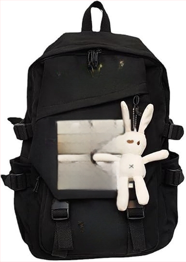 Mugursoma ar lielu ietilpību, no Oxford auduma, ar anime karikatūras motīvu, elpojoša un izturīga pret nolietojumu