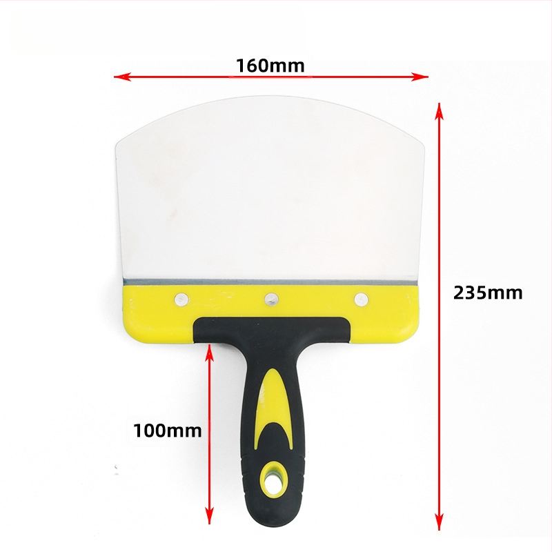 Σπάτουλα σοβάτισματος με λεπίδα από ανοξείδωτο ατσάλι, πλαστικό χερούλι, σειρά Putty knife, Jiuling, LC cabinet-feeder προδιαγραφές