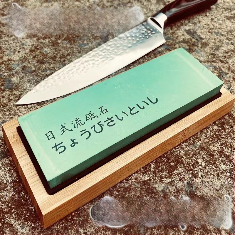 Λίθος ακονίσματος σε ιαπωνικό στυλ με διπλό κόκκο 15000/45000 για οικιακή και επαγγελματική ακονίωση — κορούνδιο