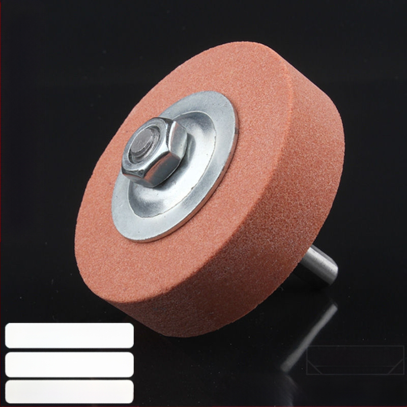 Αξεσουάρ ακονίσματος μαχαιριών για χειροκίνητο και ηλεκτρικό τρυπάνι • δίσκος λείανσης από ανοξείδωτο ατσάλι • λίθος γυαλίσματος • κυκλικός δίσκος λείανσης