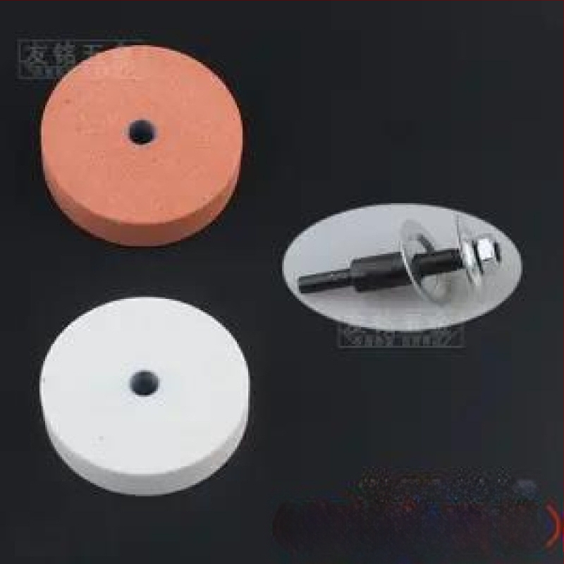 Αξεσουάρ ακονίσματος μαχαιριών για χειροκίνητο και ηλεκτρικό τρυπάνι • δίσκος λείανσης από ανοξείδωτο ατσάλι • λίθος γυαλίσματος • κυκλικός δίσκος λείανσης