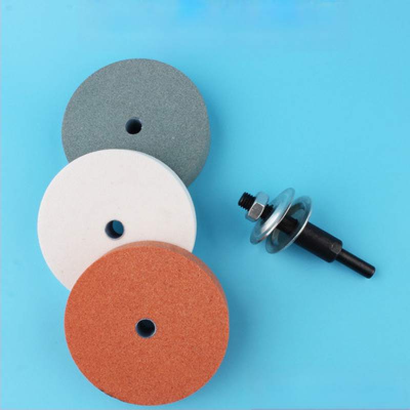 Αξεσουάρ ακονίσματος μαχαιριών για χειροκίνητο και ηλεκτρικό τρυπάνι • δίσκος λείανσης από ανοξείδωτο ατσάλι • λίθος γυαλίσματος • κυκλικός δίσκος λείανσης