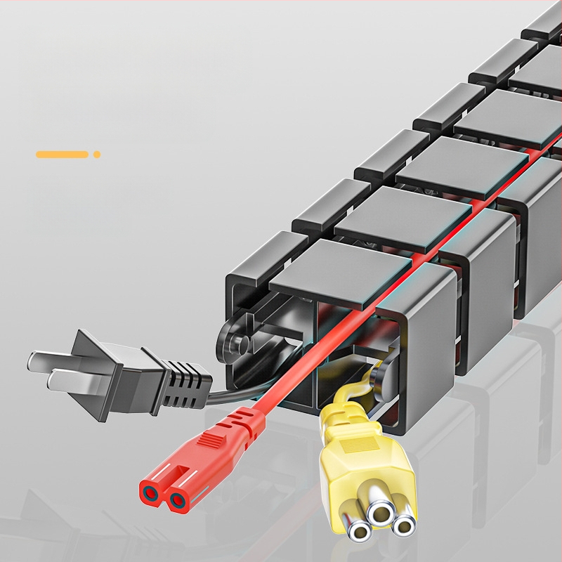 Tubă de gestionare a cablurilor în formă de șarpe • Material: PP • Brand: Goweichi • Model: 2024725-1 • Stil: Modern simplu