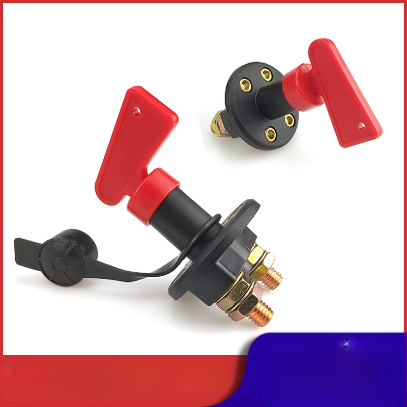 HH 12V-24V διακόπτης κύριας ισχύος αυτοκινήτου με αντιδιαρροή, μοχλοειδής τύπος διπλής στήλης διακόπτης απενεργοποίησης