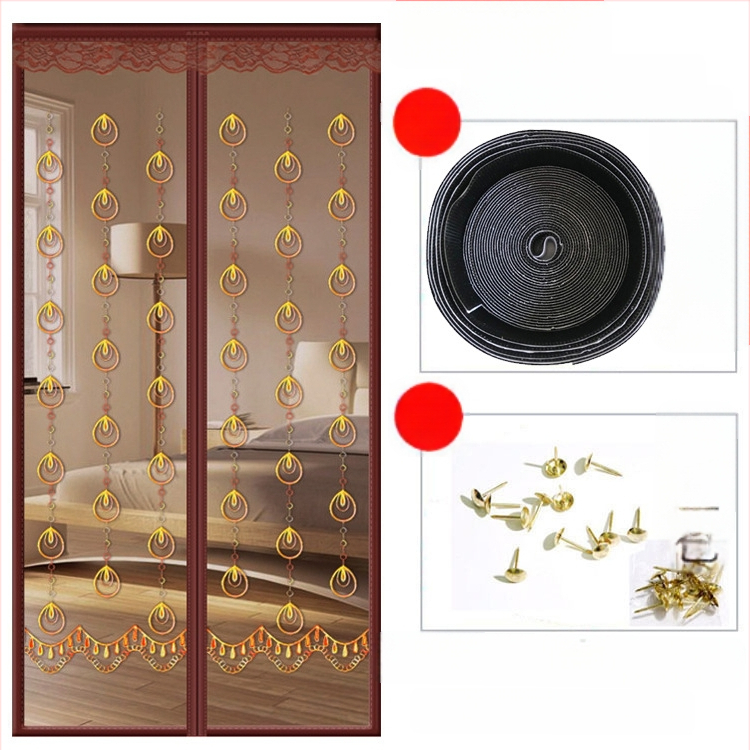 Μαγνητική πόρτα οθόνης | κουρτίνα πόρτας για υπνοδωμάτιο, μοντέρνα απλότητα, περιεκτικότητα υφάσματος 99%