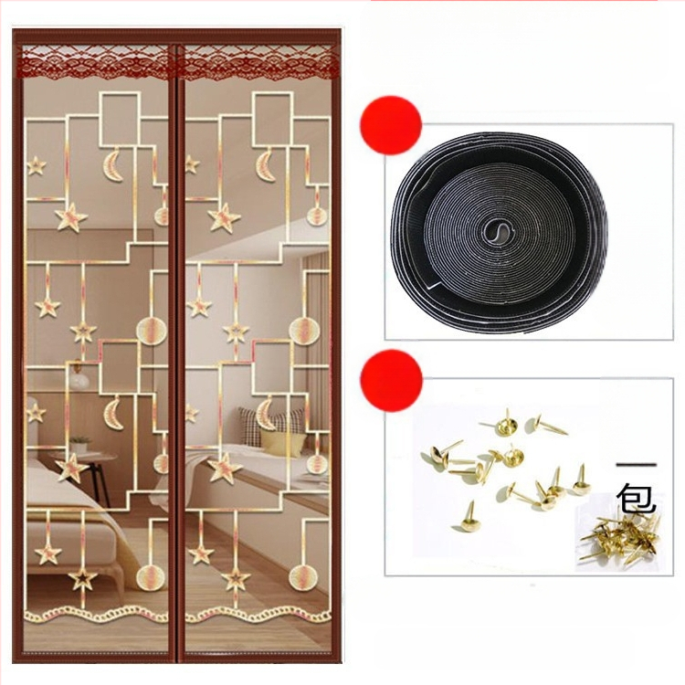 Μαγνητική πόρτα οθόνης | κουρτίνα πόρτας για υπνοδωμάτιο, μοντέρνα απλότητα, περιεκτικότητα υφάσματος 99%