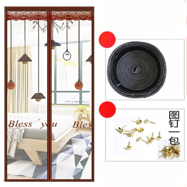 Μαγνητική πόρτα οθόνης | κουρτίνα πόρτας για υπνοδωμάτιο, μοντέρνα απλότητα, περιεκτικότητα υφάσματος 99%