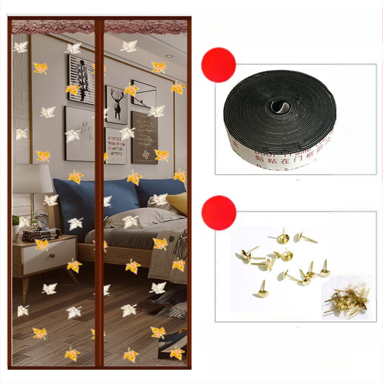 Μαγνητική πόρτα οθόνης | κουρτίνα πόρτας για υπνοδωμάτιο, μοντέρνα απλότητα, περιεκτικότητα υφάσματος 99%