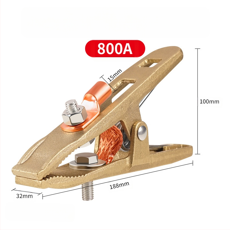 Κλιπ γείωσης συγκόλλησης Α-σχήματος από καθαρό χαλκό, 300-800 A, Handsome power