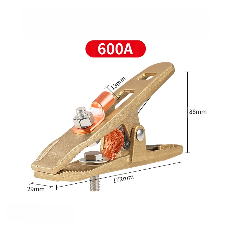 Κλιπ γείωσης συγκόλλησης Α-σχήματος από καθαρό χαλκό, 300-800 A, Handsome power