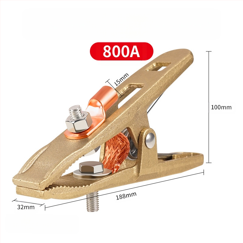 Κλιπ γείωσης συγκόλλησης Α-σχήματος από καθαρό χαλκό, 300-800 A, Handsome power