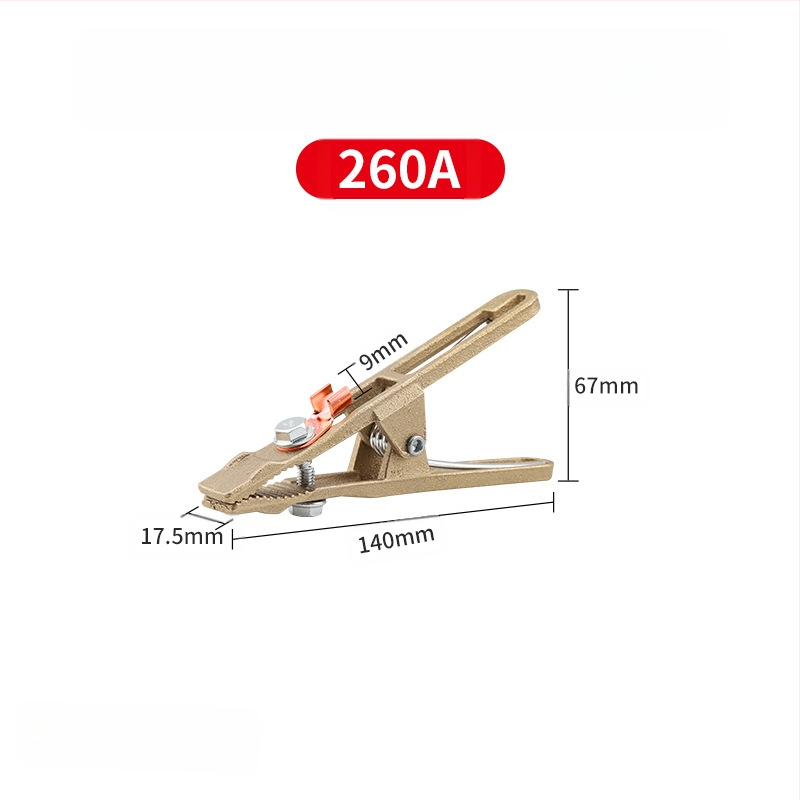 Κλιπ γείωσης συγκόλλησης Α-σχήματος από καθαρό χαλκό, 300-800 A, Handsome power