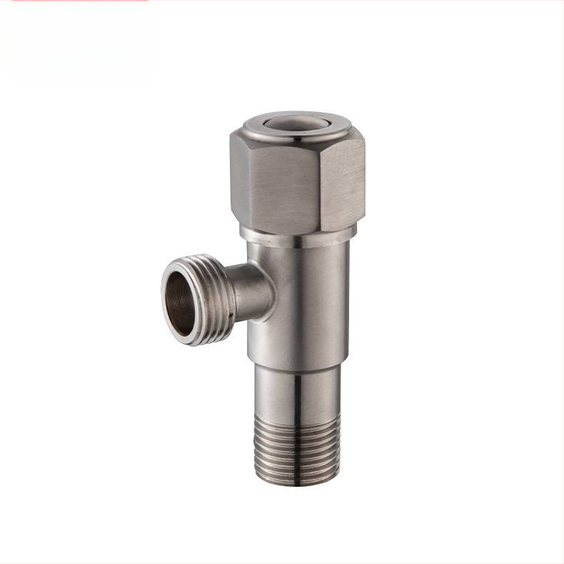 Латунен ъглов клапан, стенен монтаж, модел 8289, работно налягане 1,6 MPa, вътрешен диаметър 14 мм