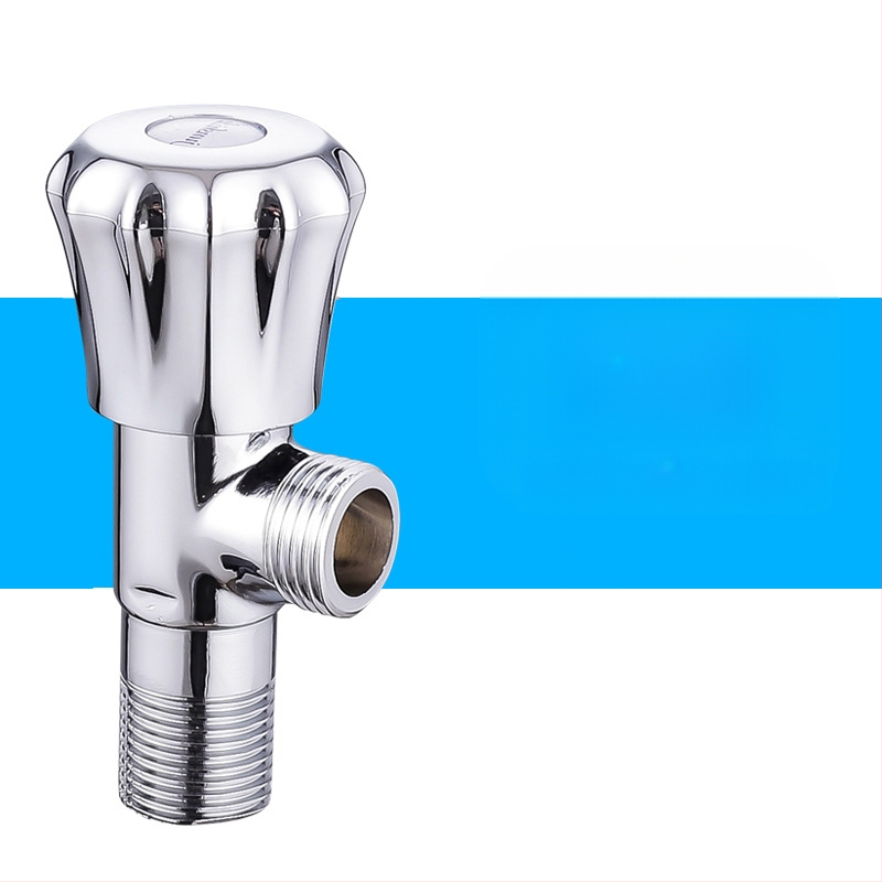 Латунен ъглов клапан, стенен монтаж, модел 8289, работно налягане 1,6 MPa, вътрешен диаметър 14 мм