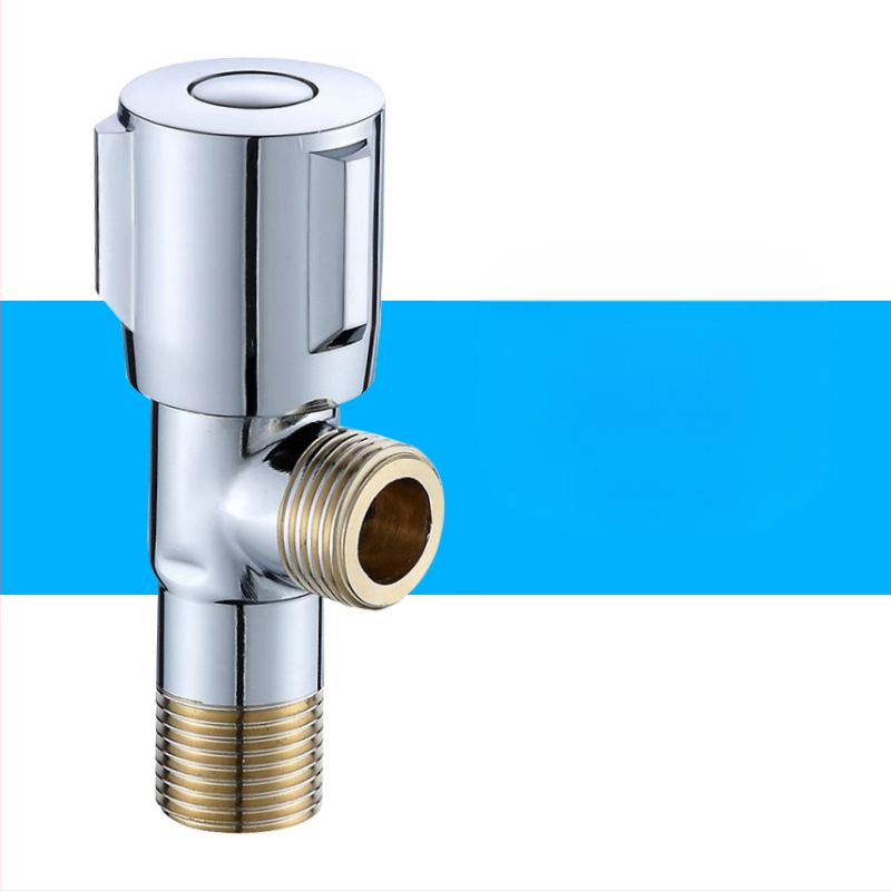 Латунен ъглов клапан, стенен монтаж, модел 8289, работно налягане 1,6 MPa, вътрешен диаметър 14 мм