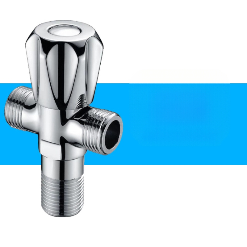 Латунен ъглов клапан, стенен монтаж, модел 8289, работно налягане 1,6 MPa, вътрешен диаметър 14 мм