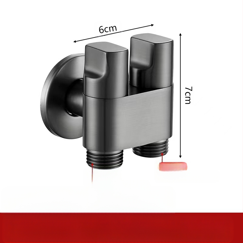 Латунен ъглов клапан, стенен монтаж, модел 8289, работно налягане 1,6 MPa, вътрешен диаметър 14 мм