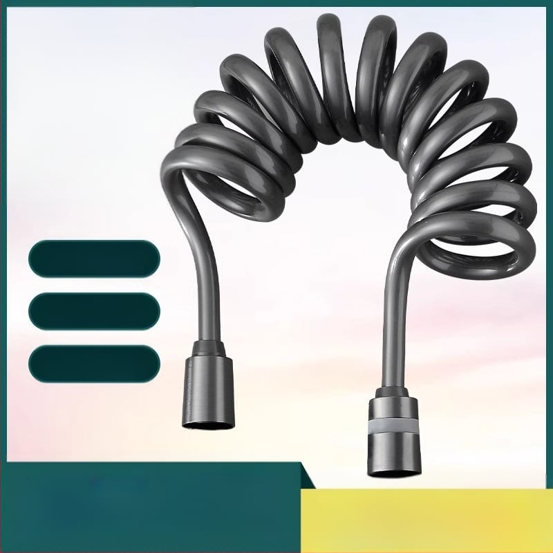 Ντους σωλήνας PU υψηλής πίεσης με τηλεσκοπικό σωλήνα, κατασκευή από χαλκό+PU, συνδέσεις με νήματα, μοντέλο 4, ονομασική πίεση κανονική