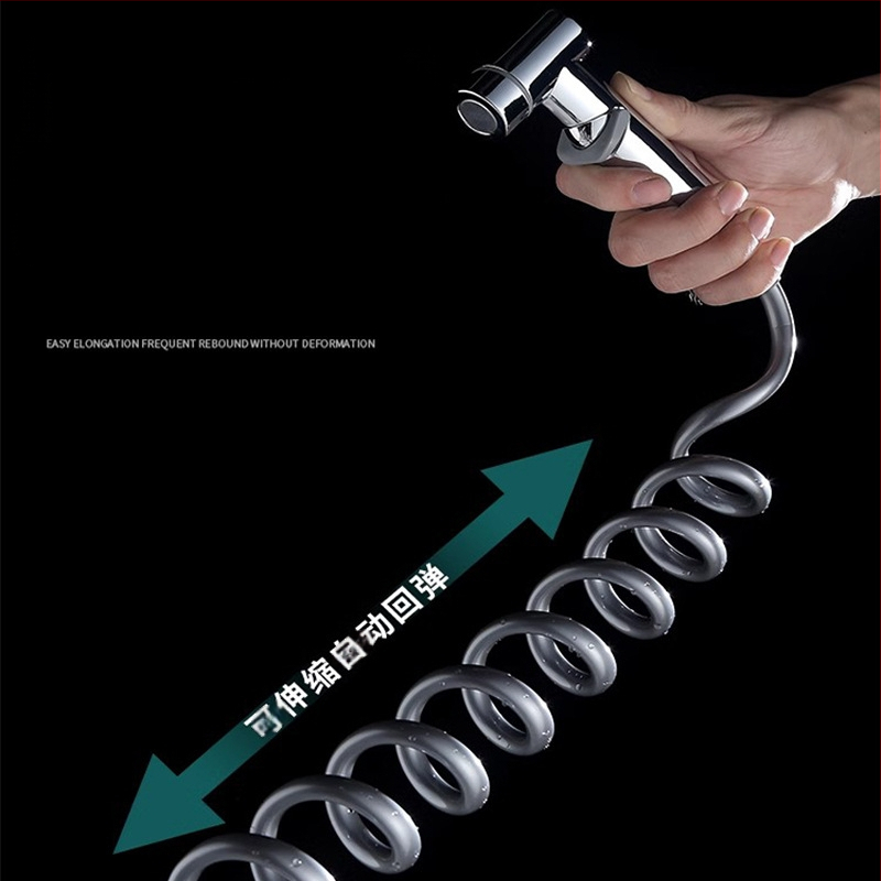 Ντους σωλήνας PU υψηλής πίεσης με τηλεσκοπικό σωλήνα, κατασκευή από χαλκό+PU, συνδέσεις με νήματα, μοντέλο 4, ονομασική πίεση κανονική