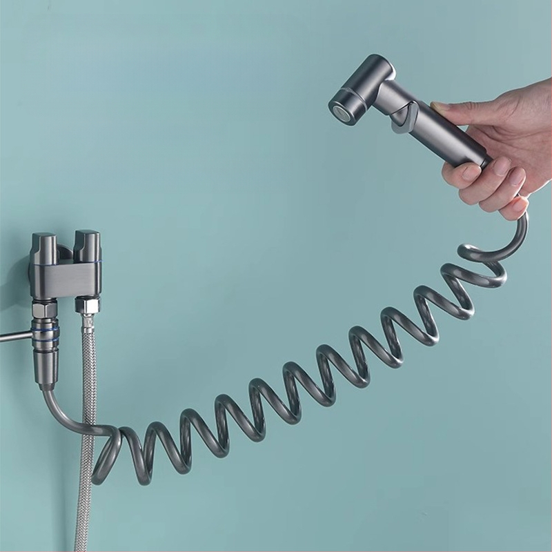 Ντους σωλήνας PU υψηλής πίεσης με τηλεσκοπικό σωλήνα, κατασκευή από χαλκό+PU, συνδέσεις με νήματα, μοντέλο 4, ονομασική πίεση κανονική