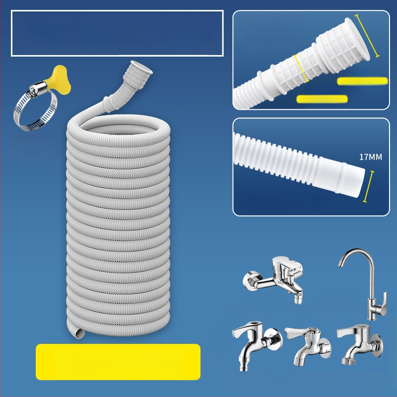 Guminė vandens žarna išplėtimas prie čiaupo
