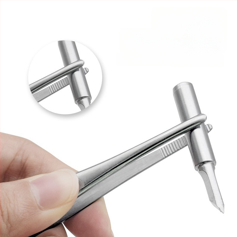 Pincetes akvārijam un augiem ar taisnu galvu – nerūsējošais tērauds 304, pretkorozijas, apstrāde un pielāgošana