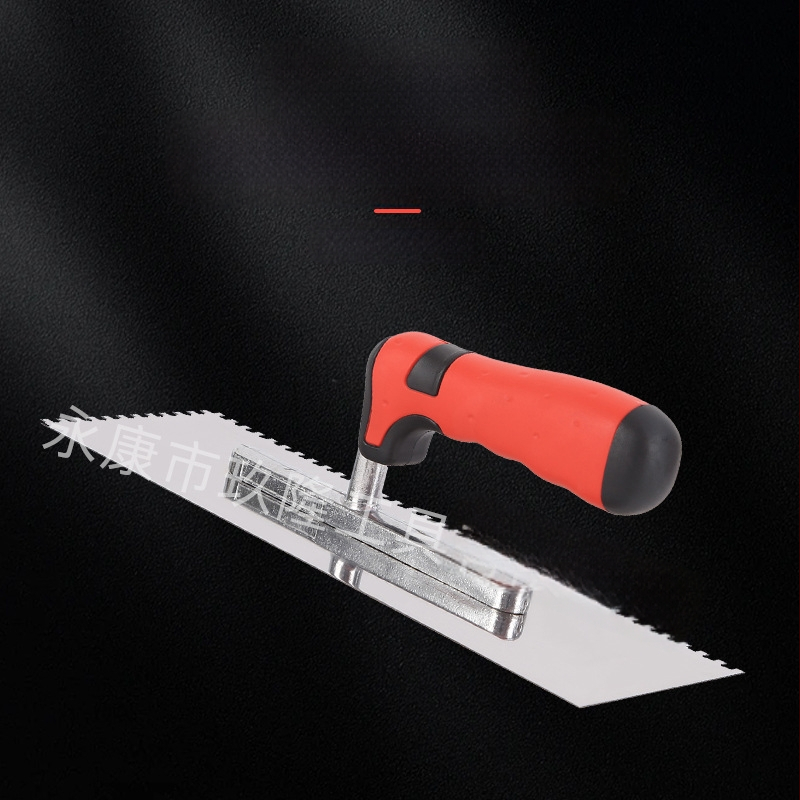 Ανοξείδωτο χωρίς βίδες μαστιλοτριβείο με οδοντωτό σκραπ για οικοδομές και γύψο (Jiulong Tools; Μοντέλο: Οδοντωτό μαχαίρι; Υλικό: Ανοξείδωτο ατσάλι)