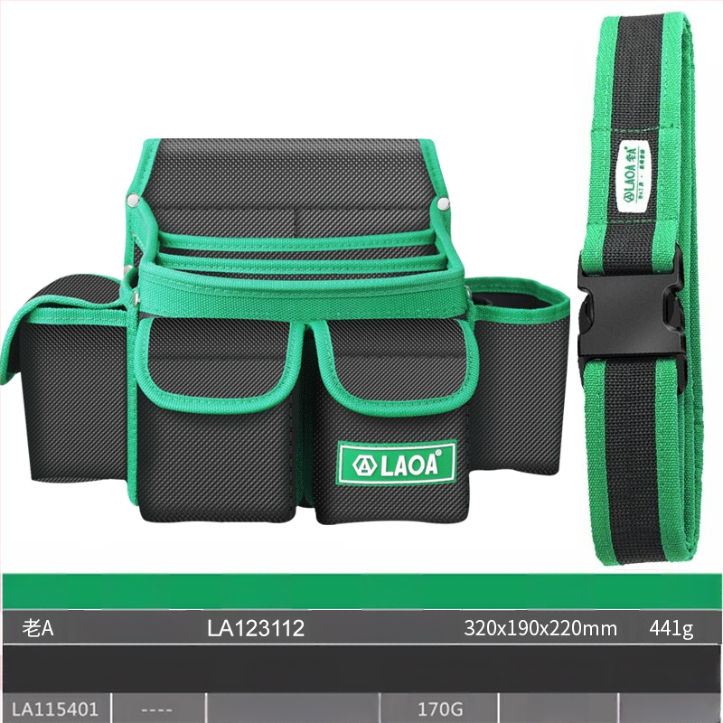 Old a Elektriķa jostas soma – ūdensdroša, izturīga, daudzfunkcionāla instrumentu uzglabāšanas soma